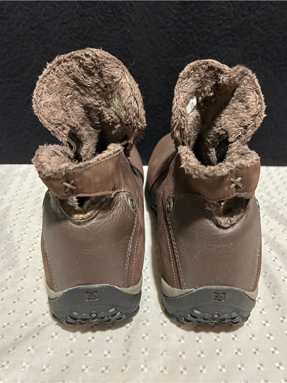 SOREL Nicolet Thinsulate Waterproof Suede Leather Winter Boots Brown 9 Womens